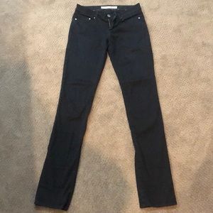 Joes black straight leg pants size 25